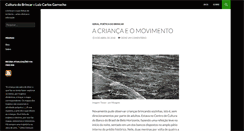 Desktop Screenshot of culturadobrincar.redezero.org